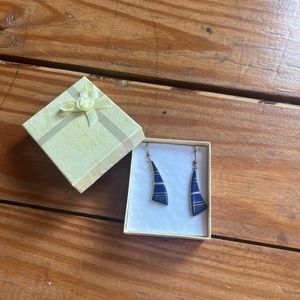 (449) BLUE EARRINGS